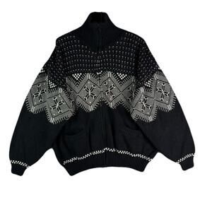 HABAND Vintage Fair Isle Grandpa Sweater Mens Size XL